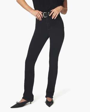 WEWOREWHAT Stacked Skinny Jeans Jet Black Size 24